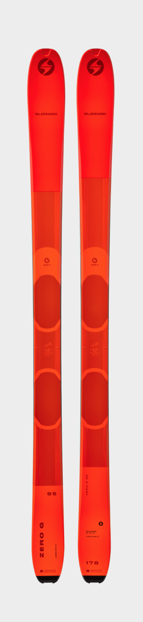 Ski Flat - Zero G 095 - Orange