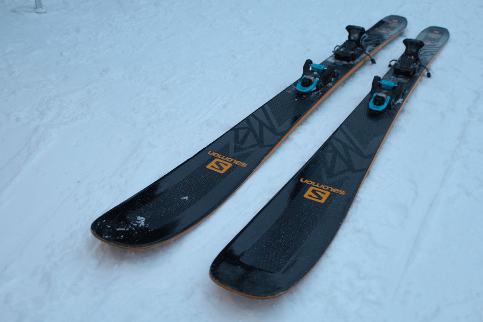 Pack ski Salomon QST 99 Black/Saffron 2019 