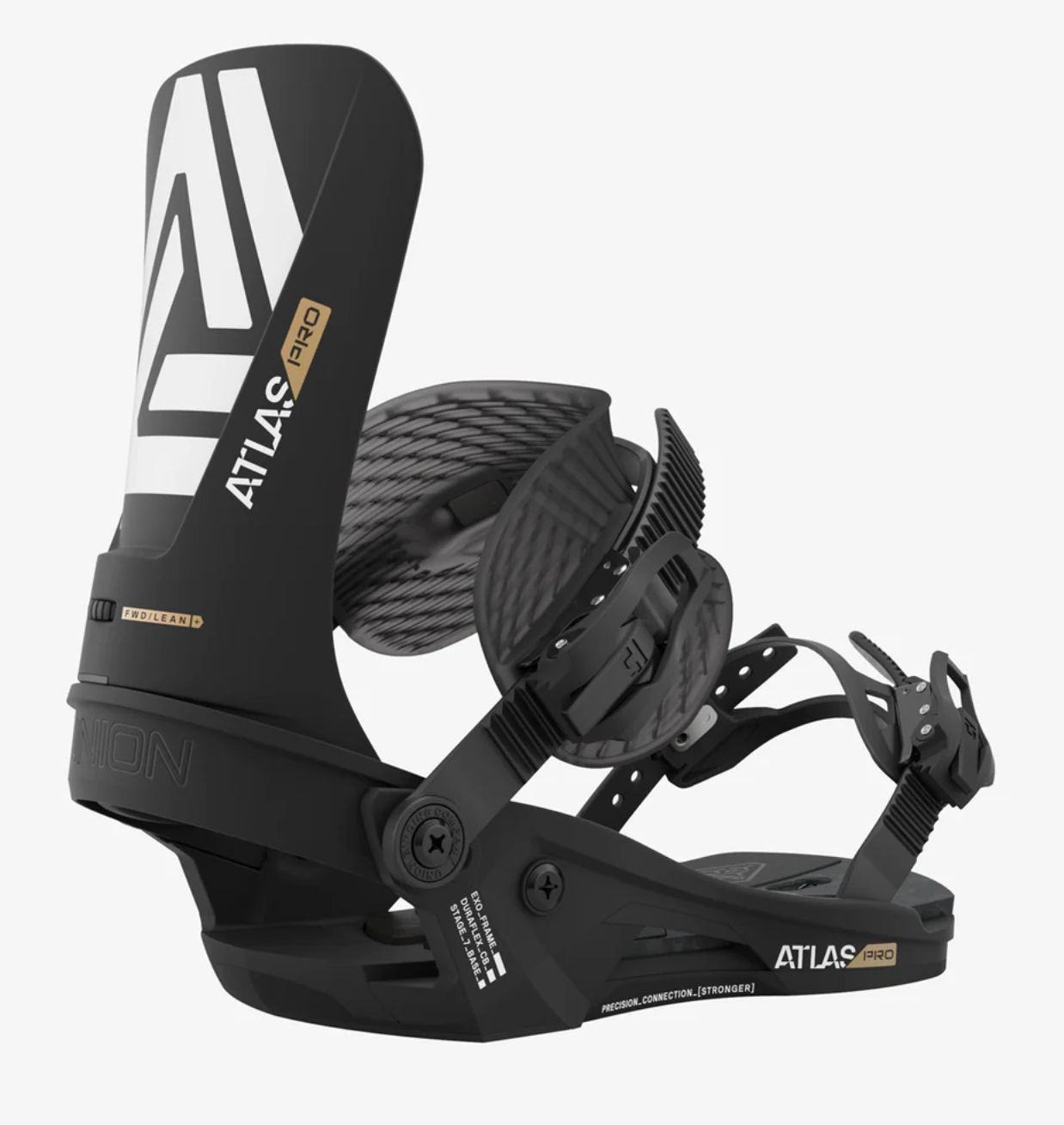 Fixation de snowboard - Atlas Pro - Noir