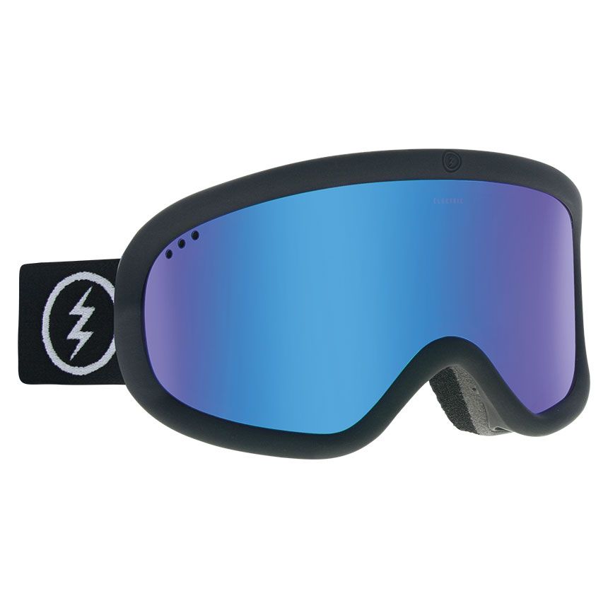 Masque de Ski Charger - Matte Black - Brose Blue Chrome