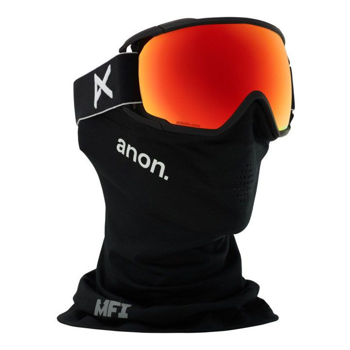 Masque de Ski Circuit Black - Sonar Red - Masque MFI