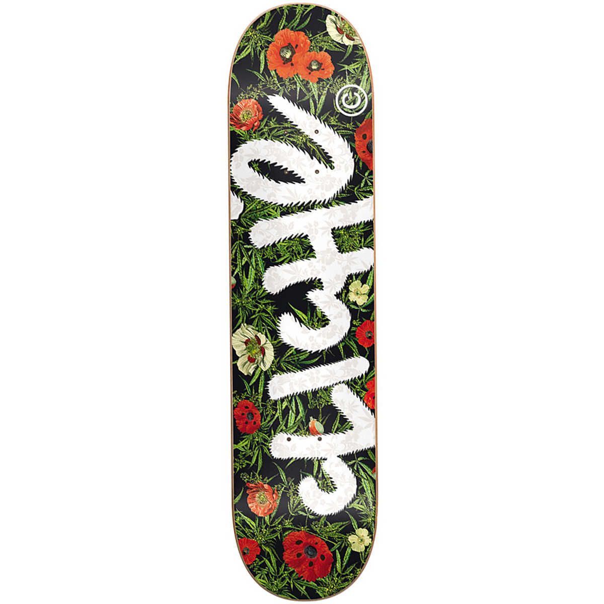Plateau Deck Skateboard Logo Handwritten Botanical Multi