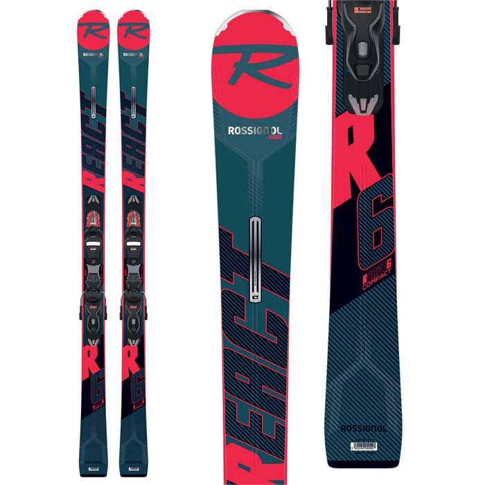 Pack Skis React R6 Compact F + Fixations Xpress 11