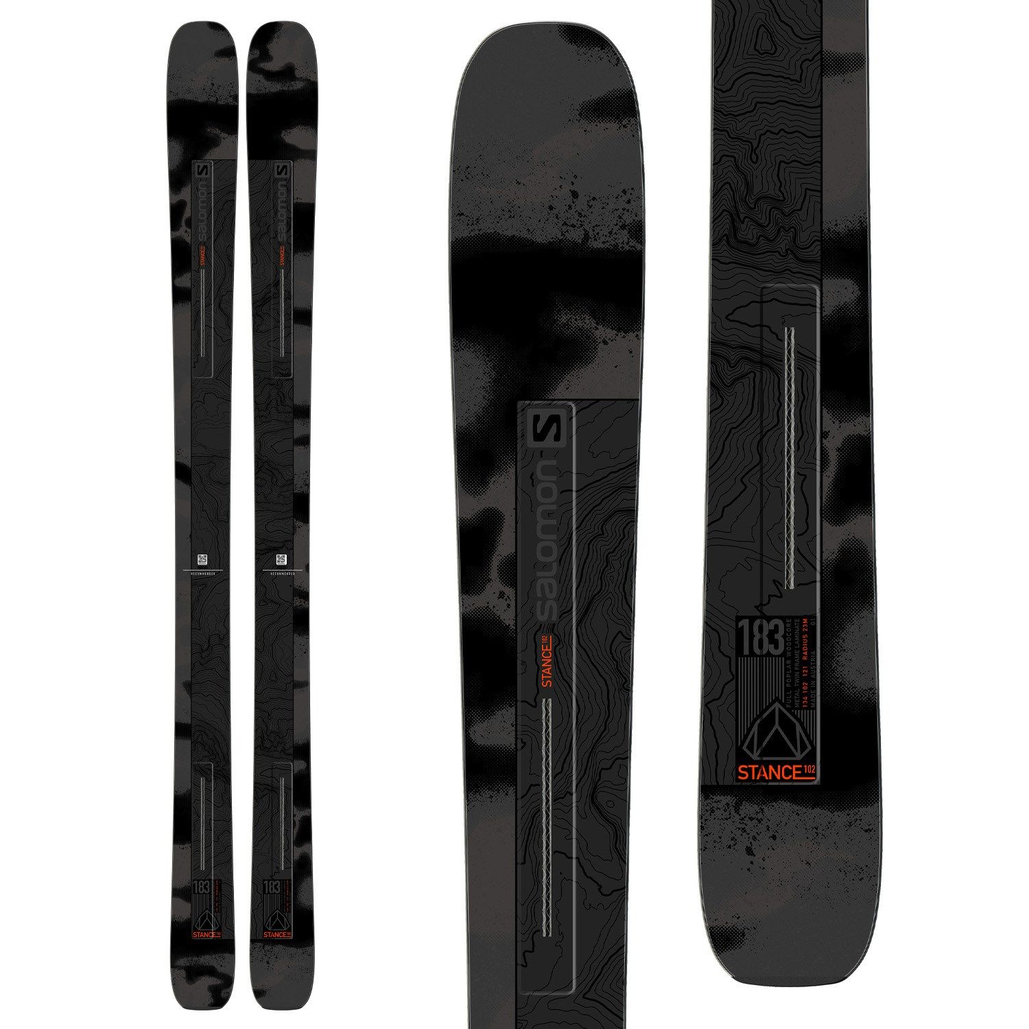 Pack Skis Stance 102 2021 + Fixations