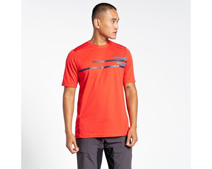Tee-shirt NosiLife Pro Active Short Sleeved T-Shirt - Lava Red