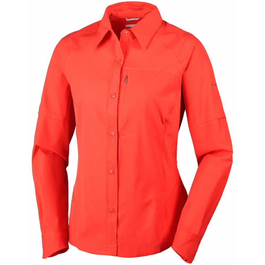 Chemise à manches longues Femme Silver Ridge Long Sleeve Shirt - Sail Red 