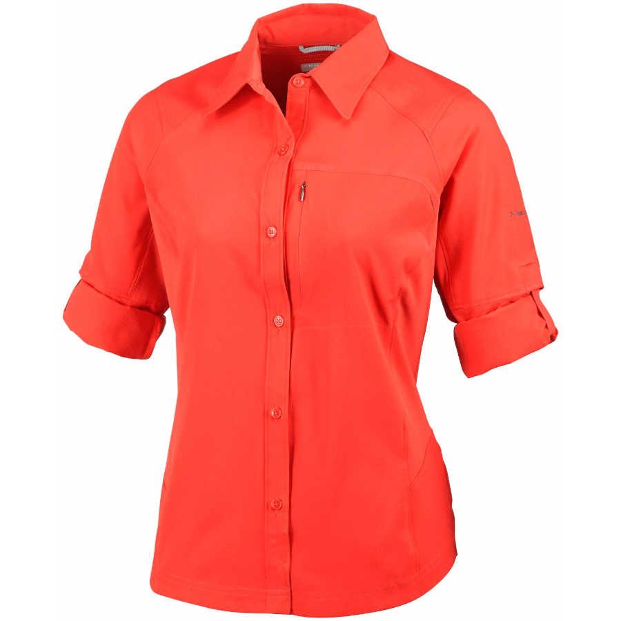 Chemise à manches longues Femme Silver Ridge Long Sleeve Shirt - Sail Red