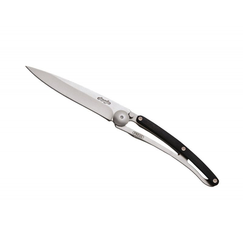 Couteau de poche Deejo Titane - Ebène - 27 g