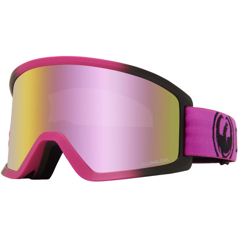 Masque de Ski DX3 OTG - Raspberry - Lumalens Pink Ionized