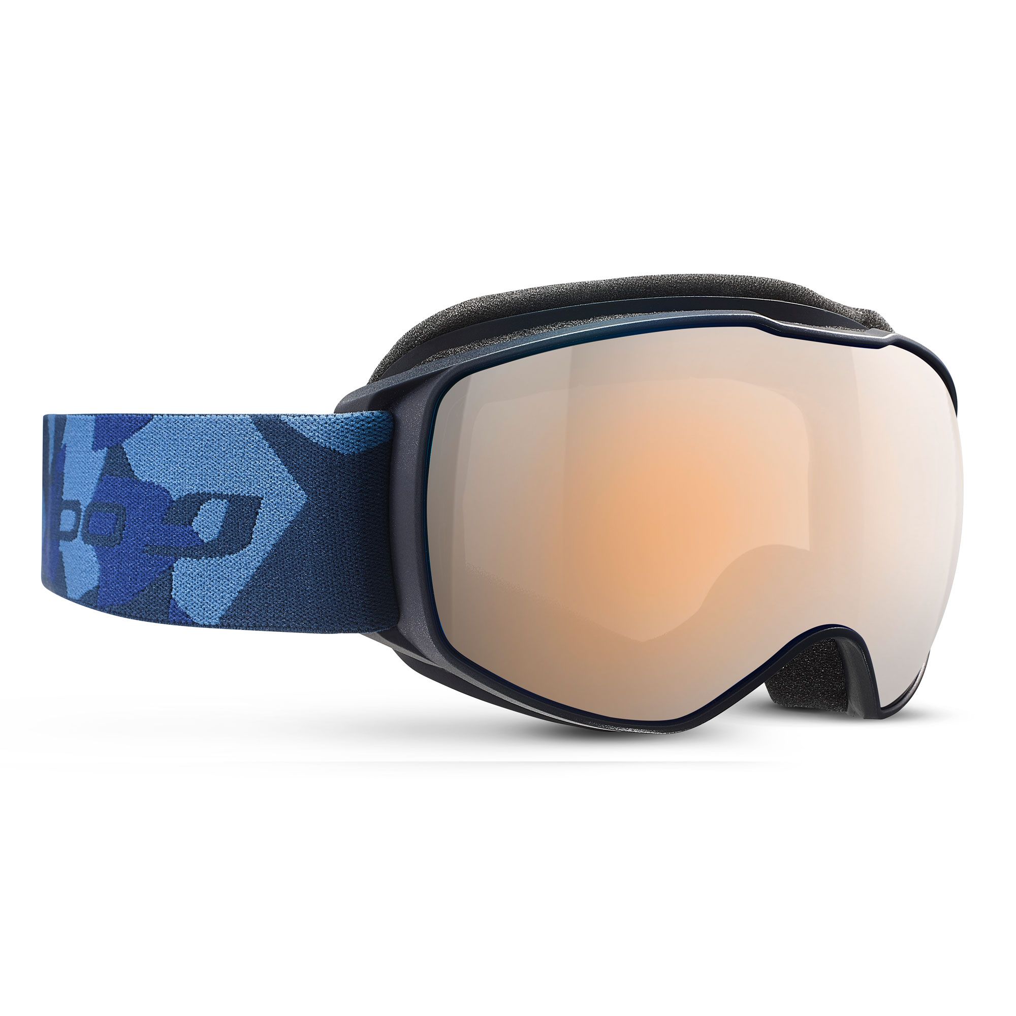 Masque de Ski Echo - Bleu - Spectron 3 Flash Argent