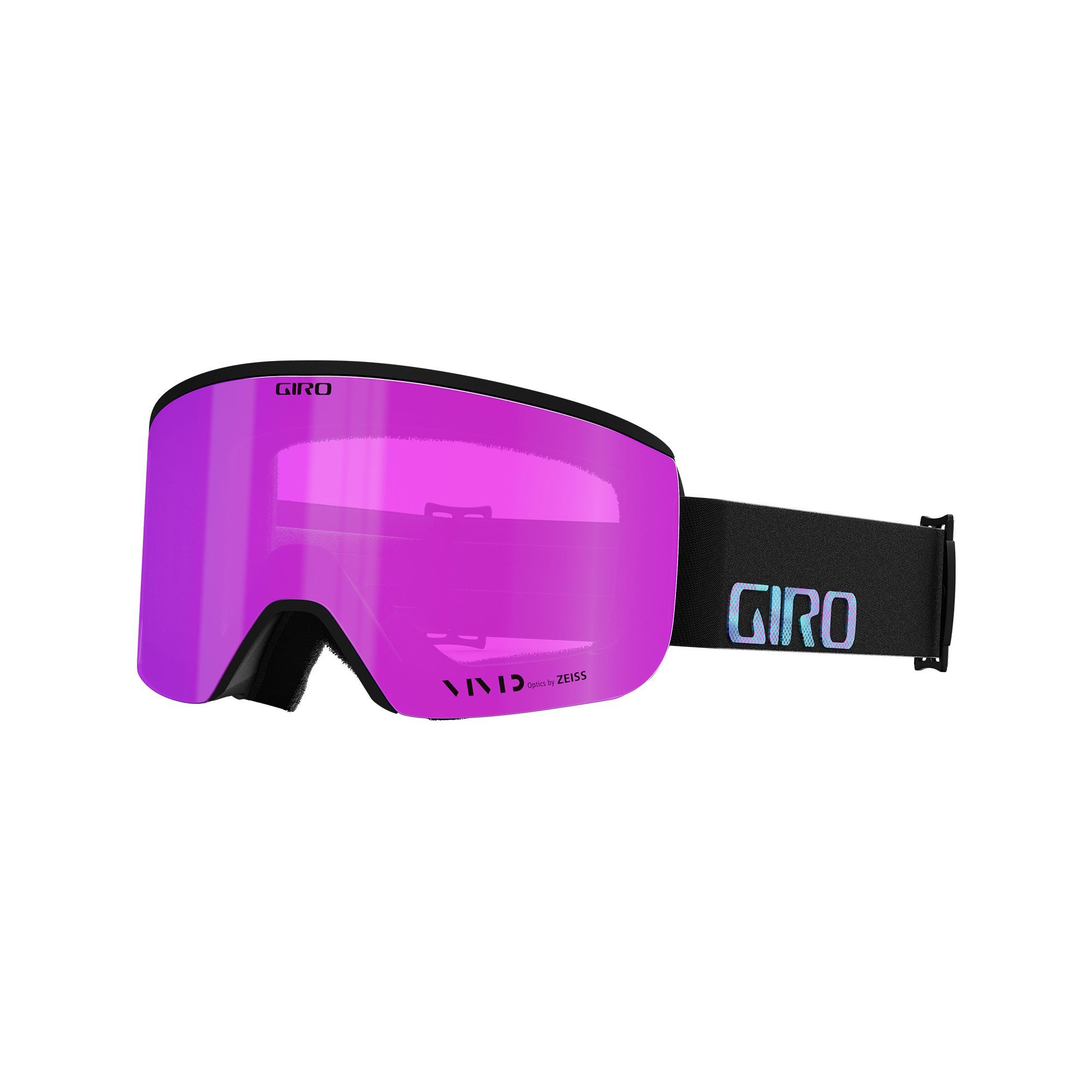Masque de Ski Ella - Black Chroma Dot - Vivid Pink + Vivid Infrared