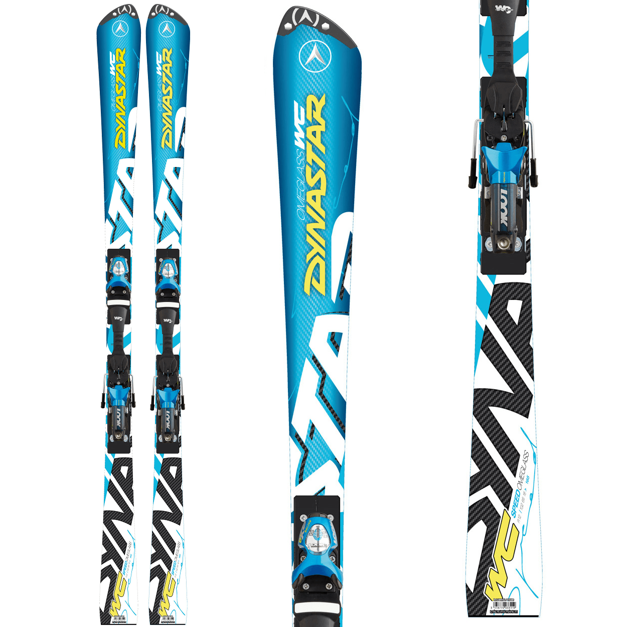 Skis Nus Dynastar Speed Omeglass Worldcup + Fixations Wc