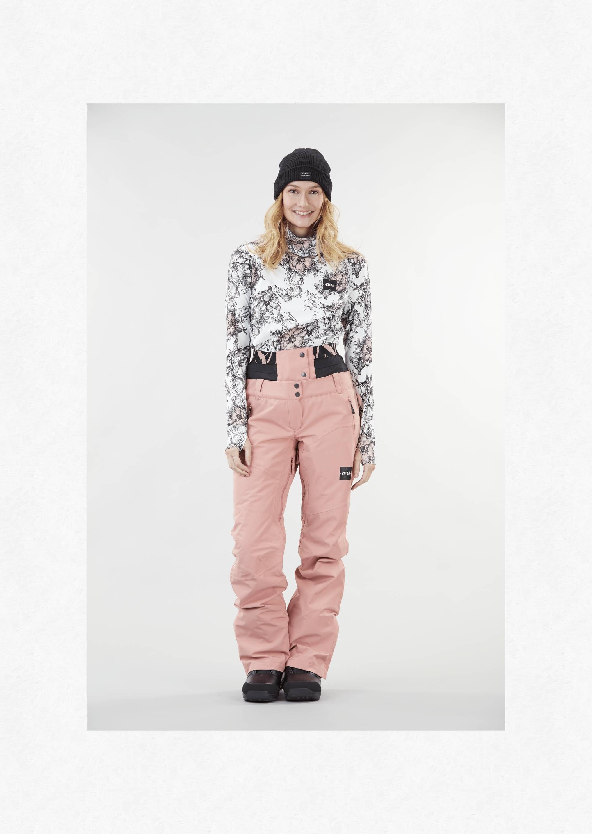 Pantalon de ski/snow Exa femmes - misty pink