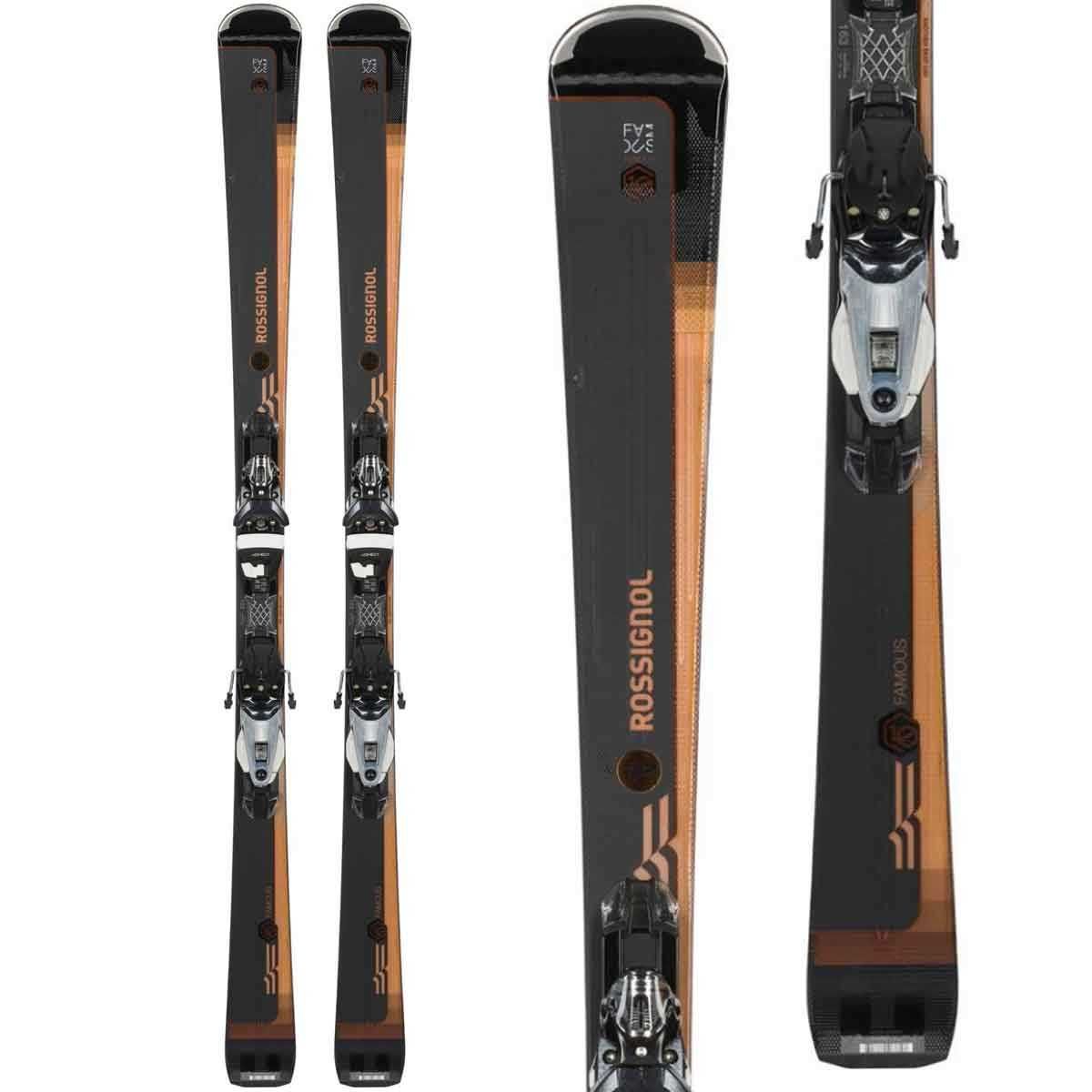 Pack ski Rossignol  FAMOUS 10 K + NX 12 K DUAL BK/SP