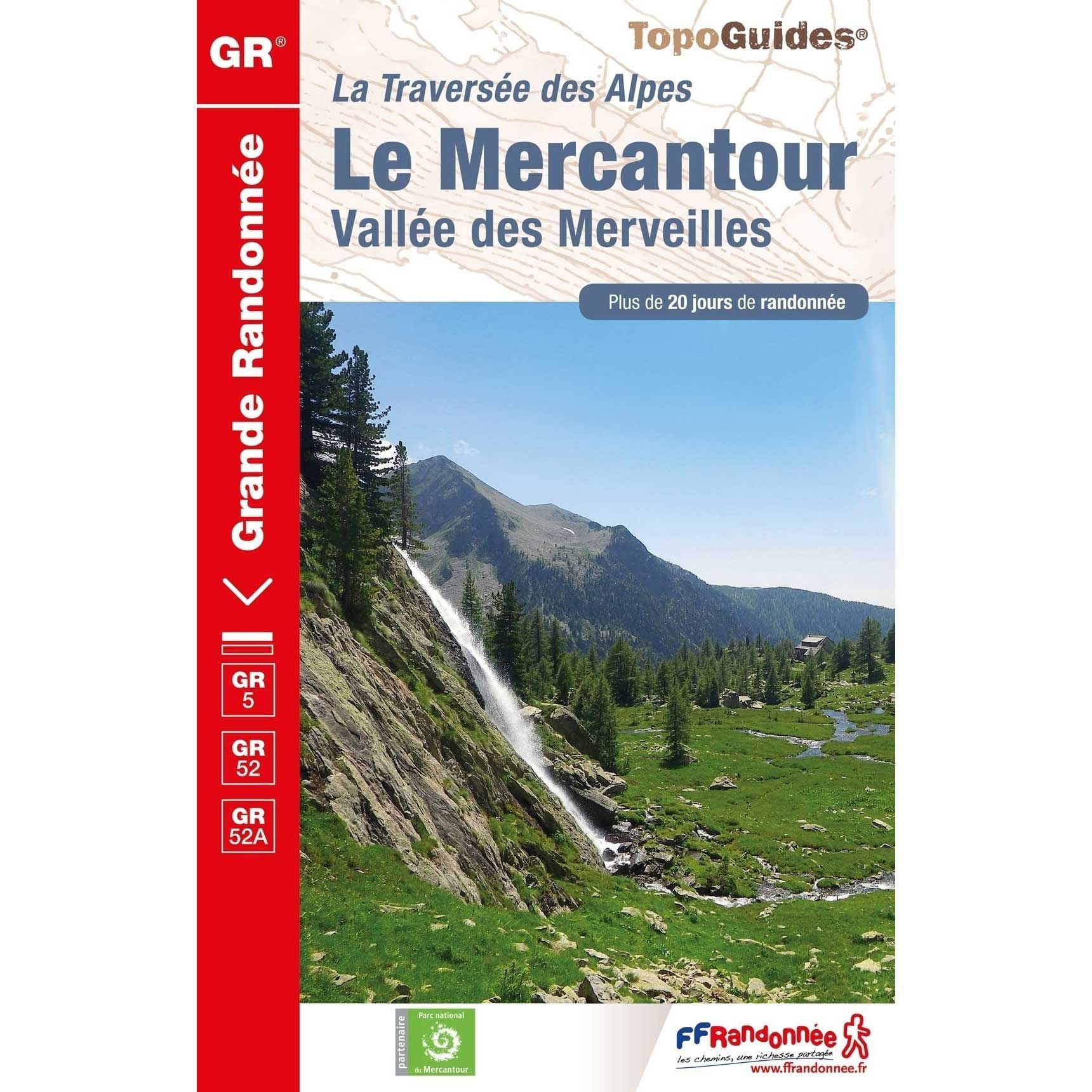 Topo Guide GR5 / GR52 / GR52A - Le Mercantour - Vallée des Merveilles