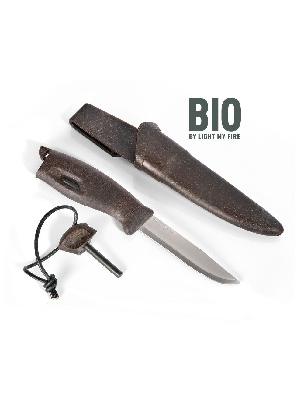 Couteaux de randonnée avec allume feux Fire Knife - Bio Cocoshell