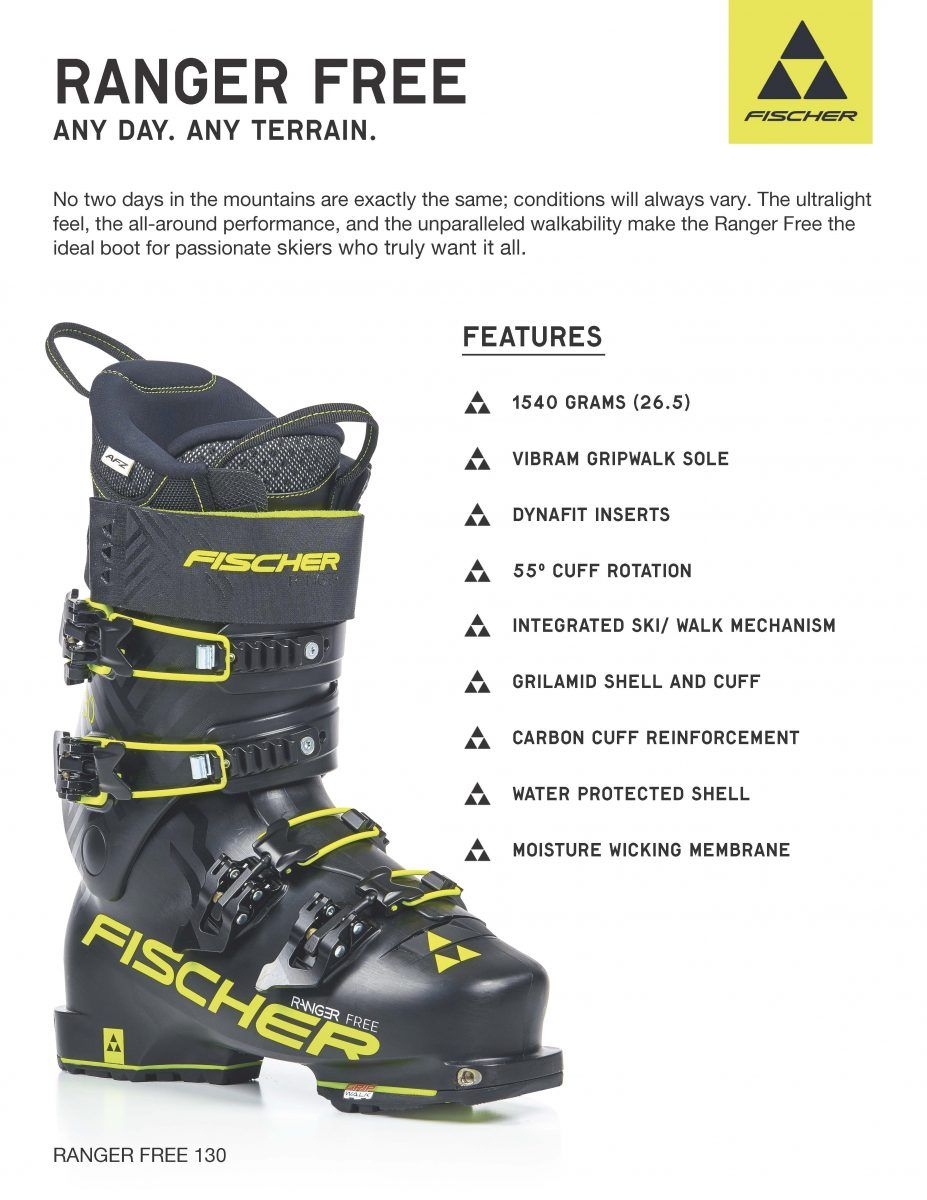 Chaussures Ski Freeride Ranger Free 130 Walk Dyn