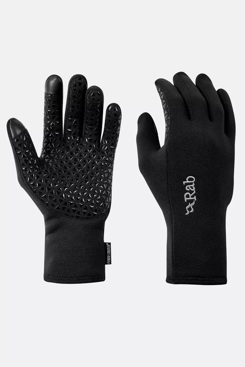 Gants Power Stretch Contact Grip Glove - Noir