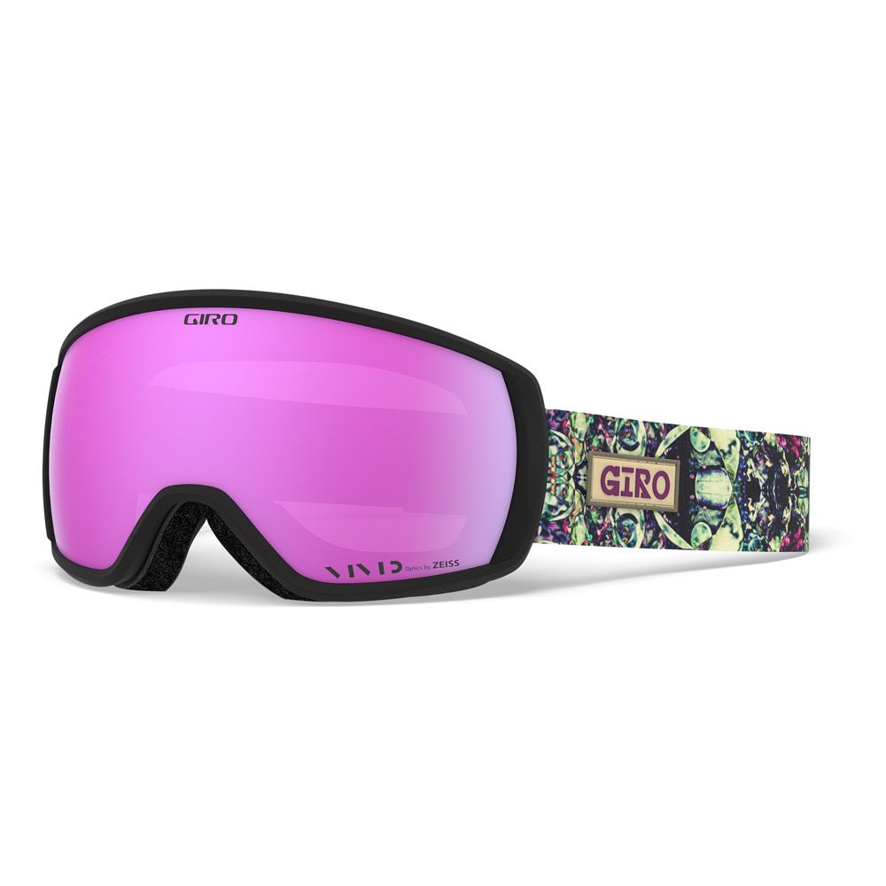 Masque de ski Facet - Kaleidoscope - Vivid Pink