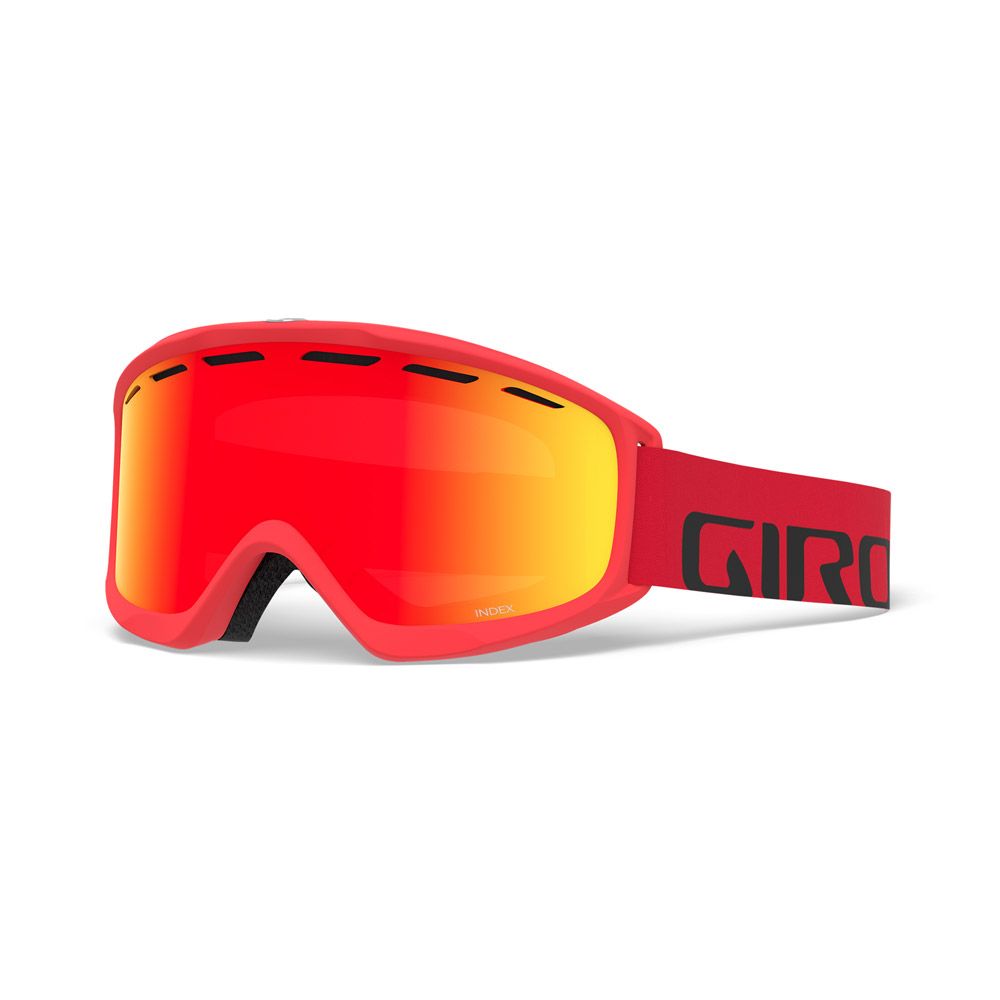 Masque de Ski Index O.T.G - Red Wordmark - Vivid Ember