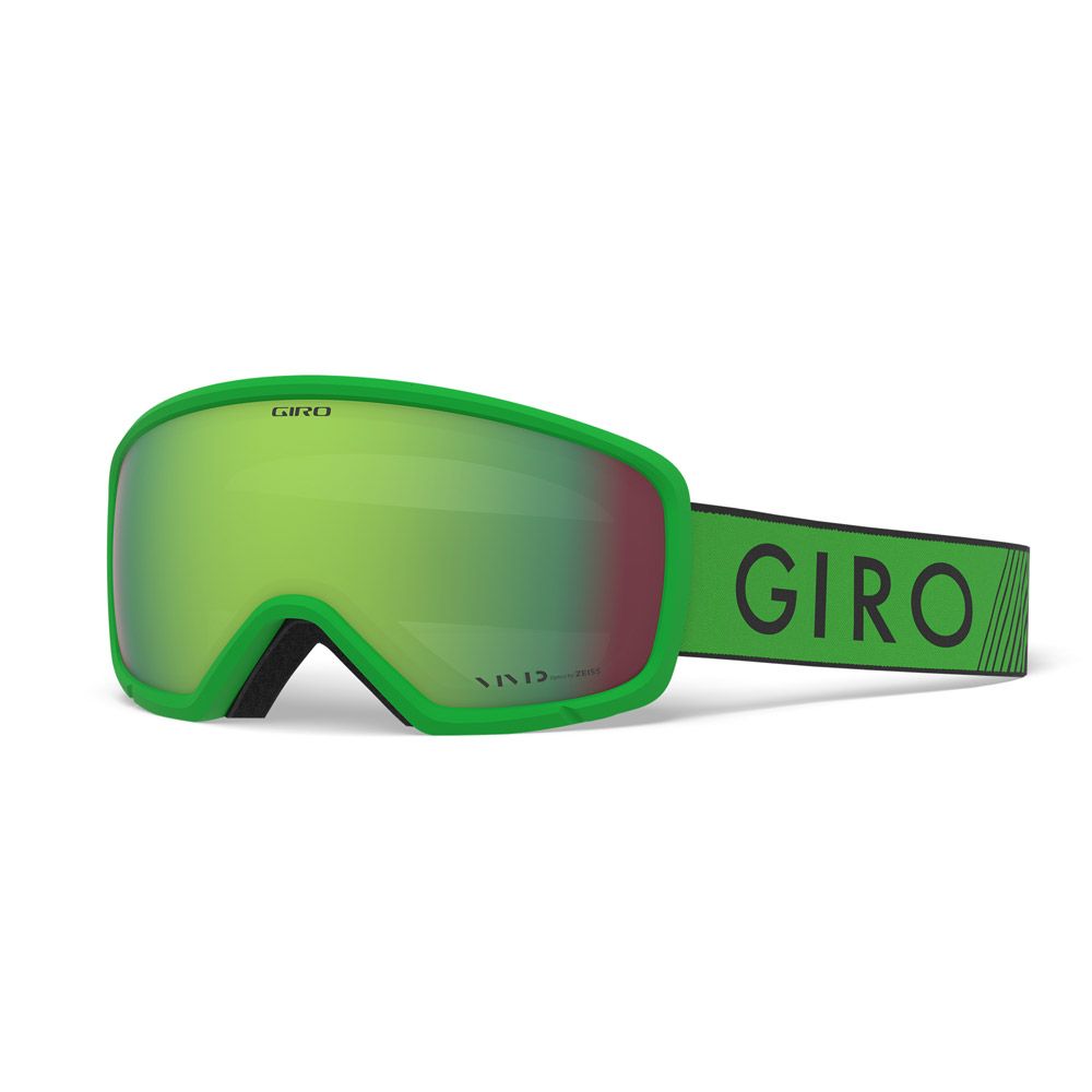 Masque de Ski Ringo JR - Bright Green Black Zoom - Vivid Emerald