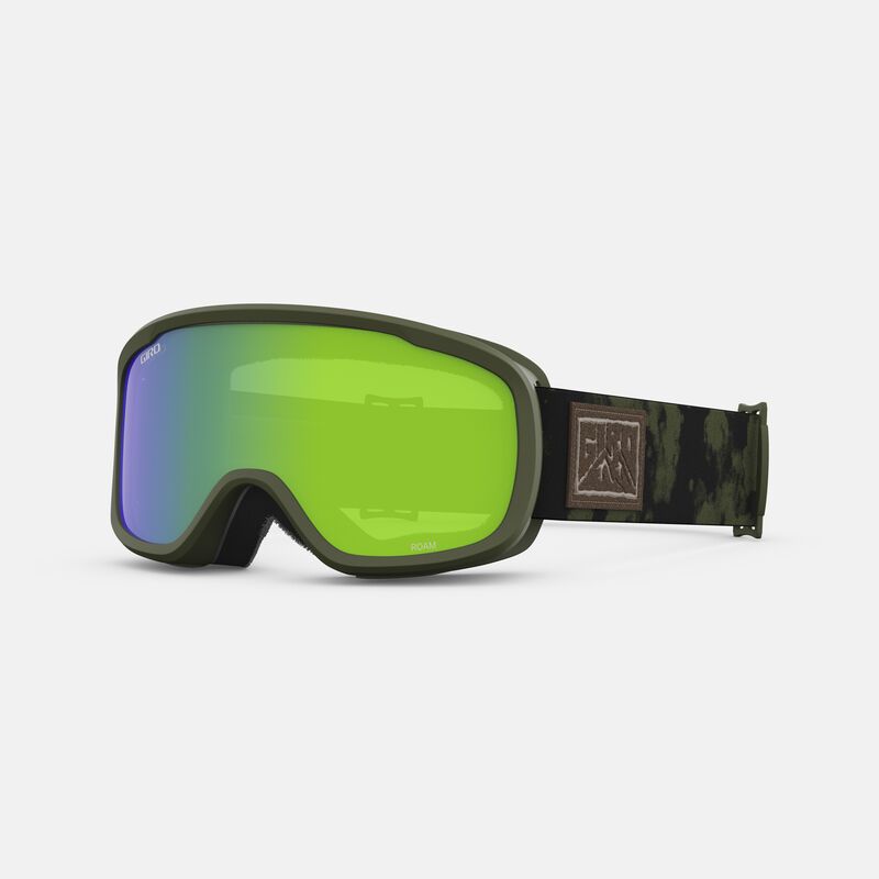 Masque de Ski Roam - Trail Green Cloud Dust - Loden Green + Yellox