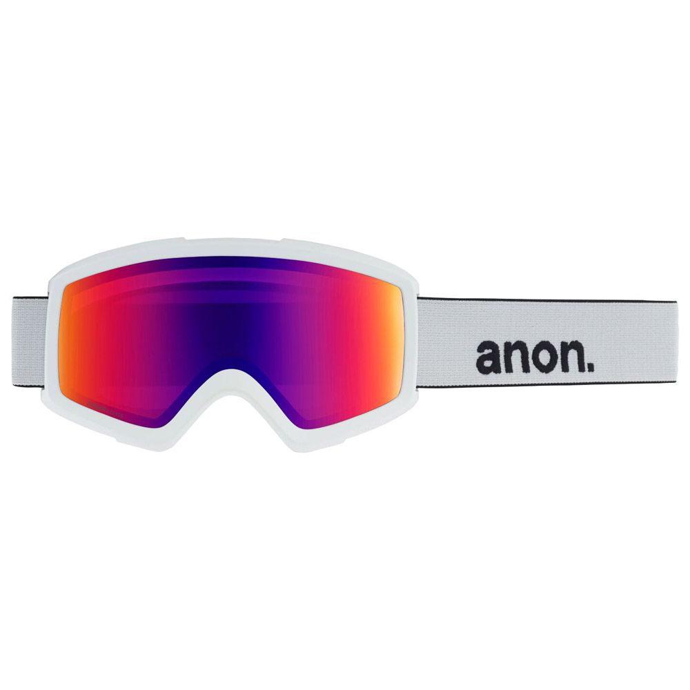 Masque de Ski Helix 2.0 - White - Sonar Infrared Blue + Amber
