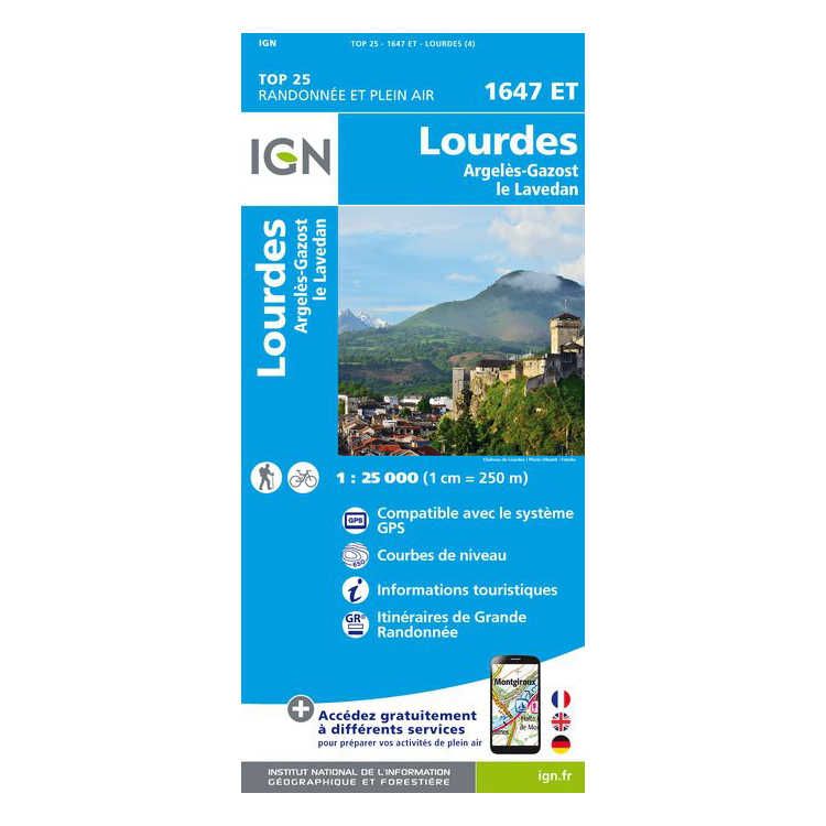 Carte 1647ET Lourdes