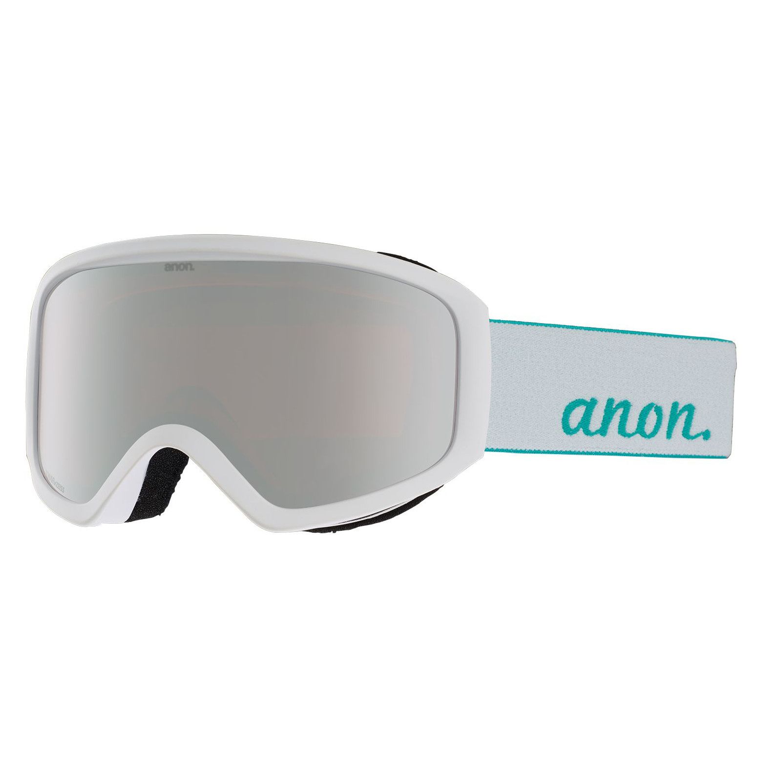 Masque de Ski Insight - White - Sonar Silver + Amber