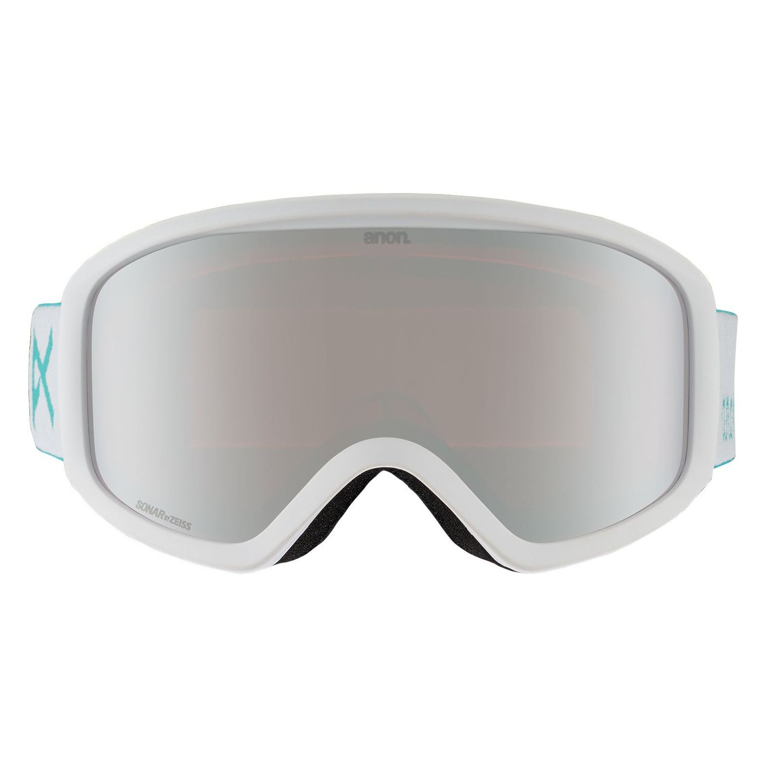 Masque de Ski Insight - White - Sonar Silver + Amber