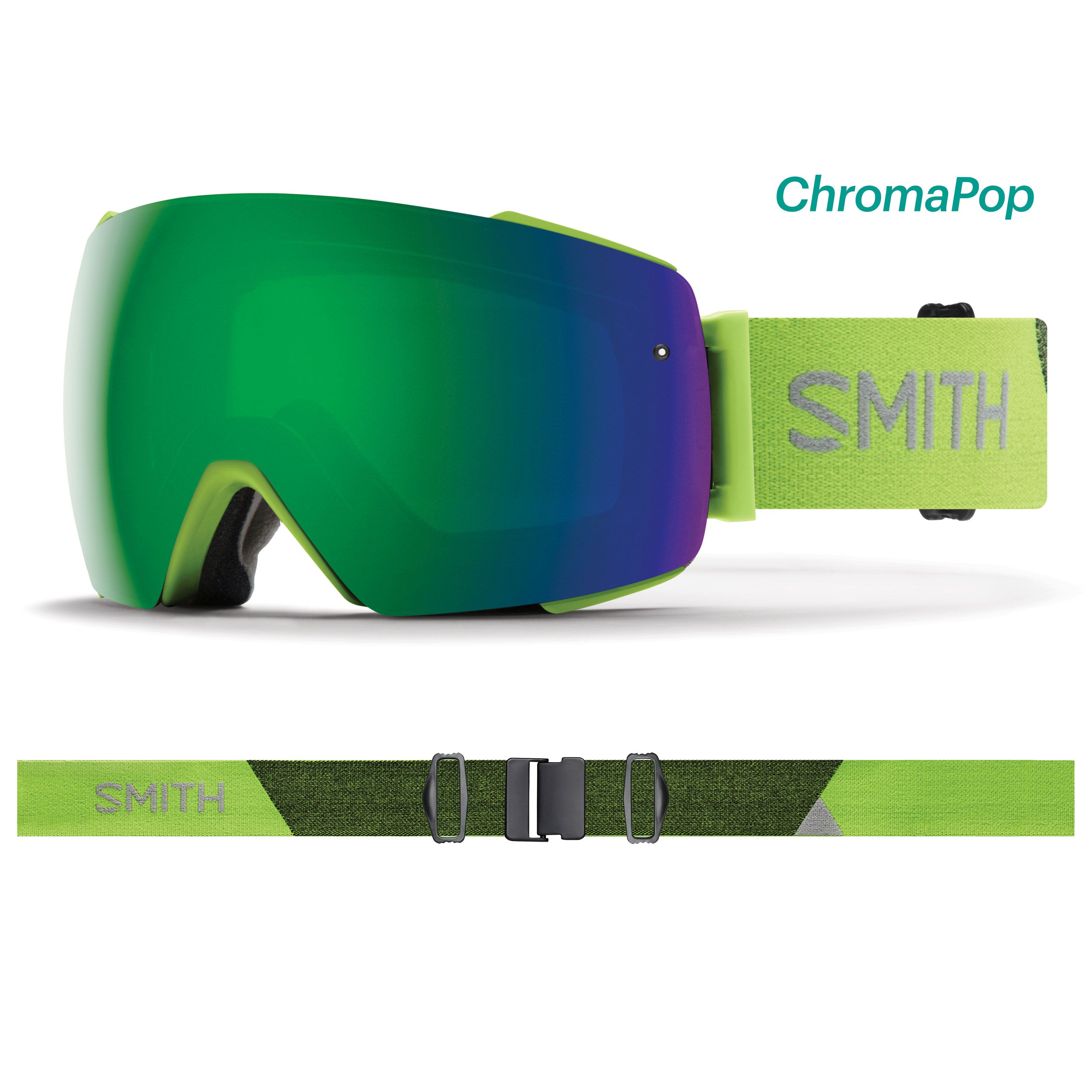 Masque de Ski I/O Mag - Flash - ChromaPop Sun Green Mirror