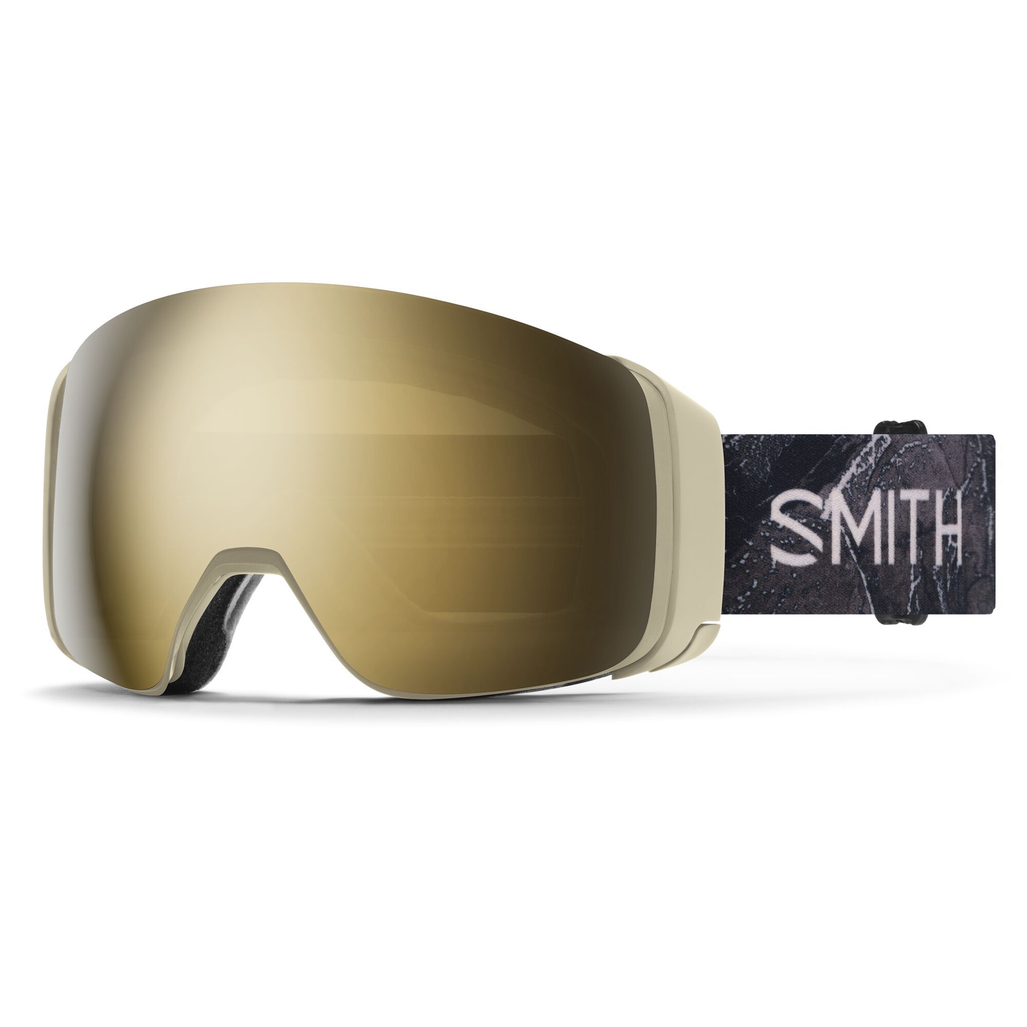 Masque de Ski 4D Mag - Sage - ChromaPop Sun Black Gold Mirror + Chroma Pop Storm Blue Sensor Mirror