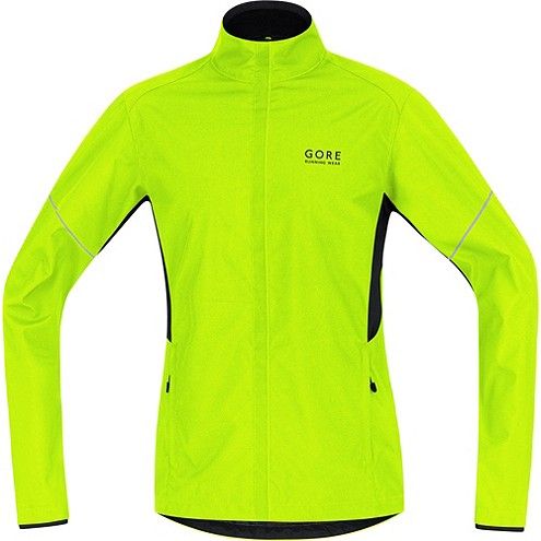 Essential Windstopper Active Shell Partial Jacket neonyellow/black
