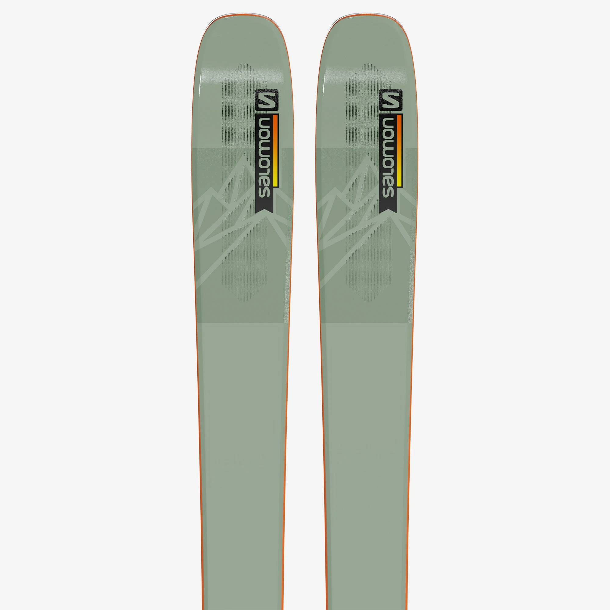 Ski Alpin N QST 106 OIL - Green / Orange
