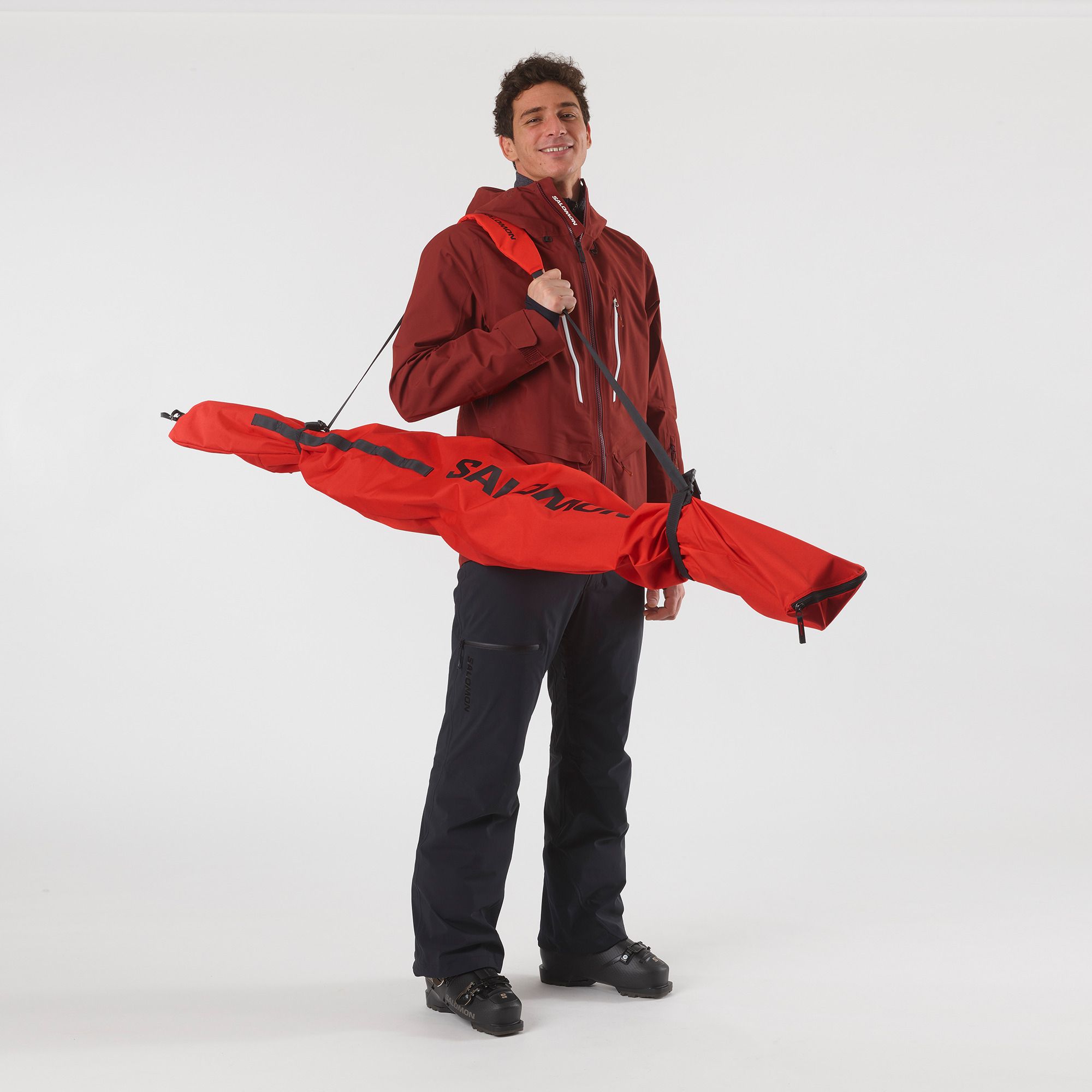 Housse à Ski Ski Bag Original - 1 Paire - 160/210 Cm - Fiery Red