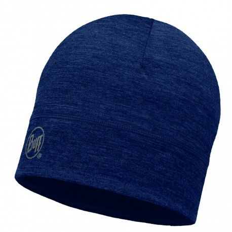 Bonnet de randonnée Lightweight Merino Wool Hat - Solid Denim