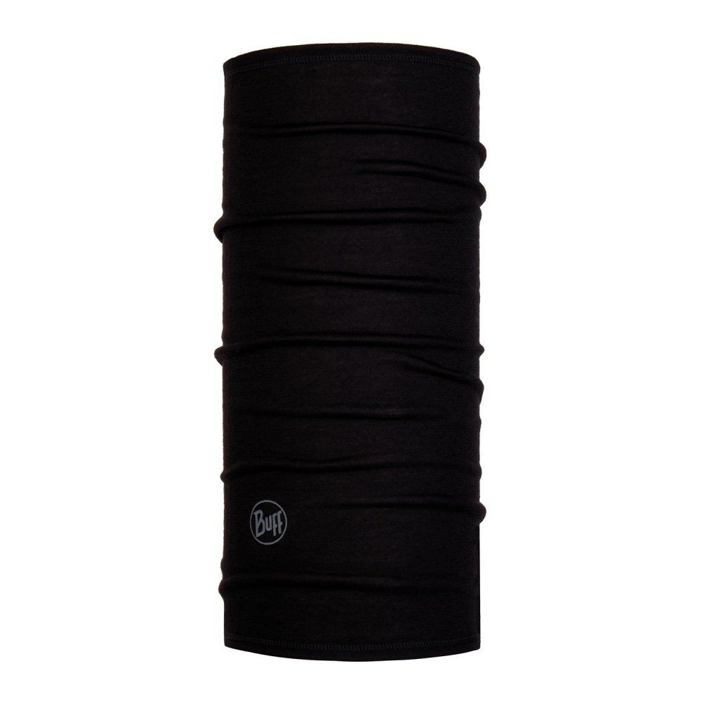 Bandeau de Randonnée Buff 3/4 Lightweight Merino Wool - Solid Black (Noir)