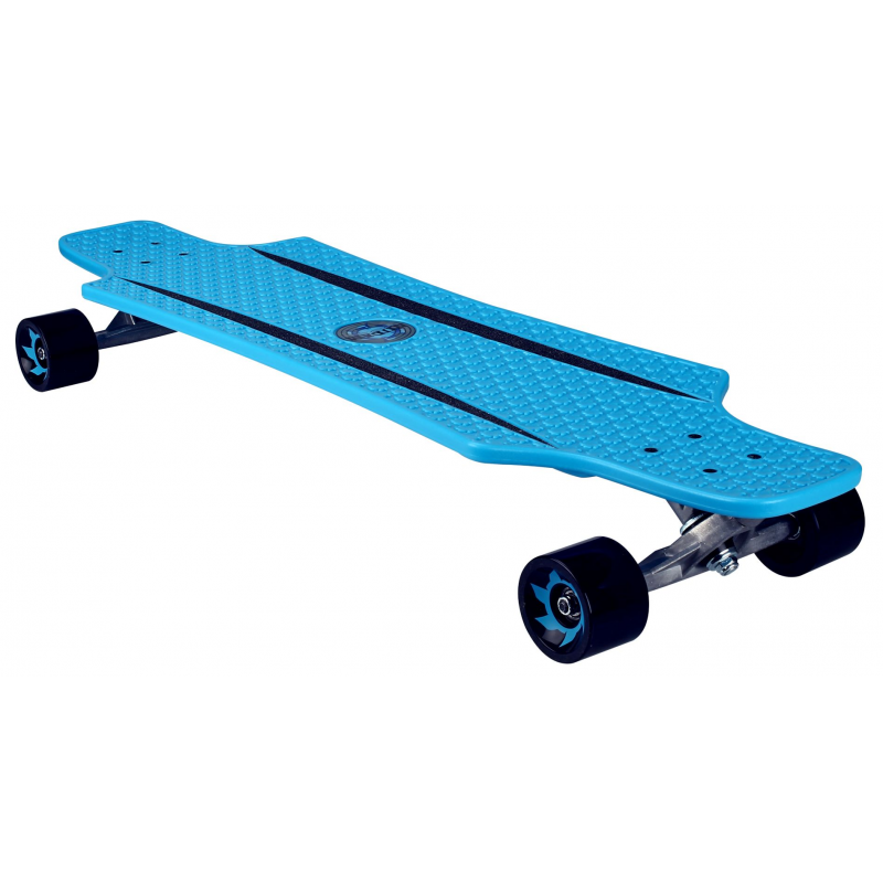 Longboard Plastique Flexible 36" Bleu