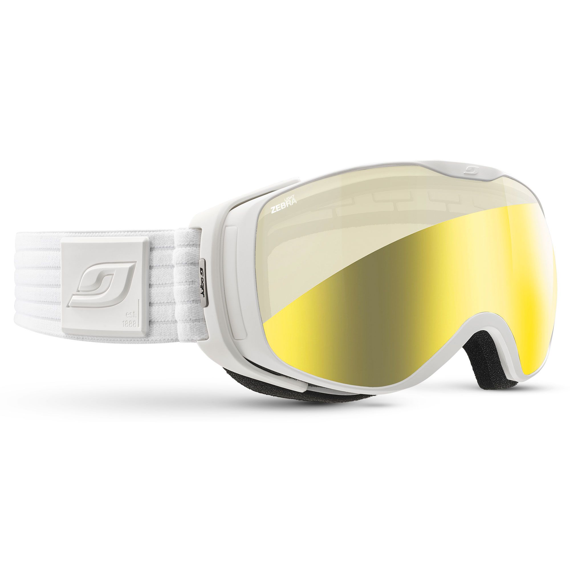 Masque de Ski Luna - Blanc.- Zebra Light