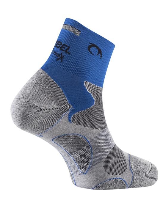 Chaussettes Distance -Ice grey Royal blue