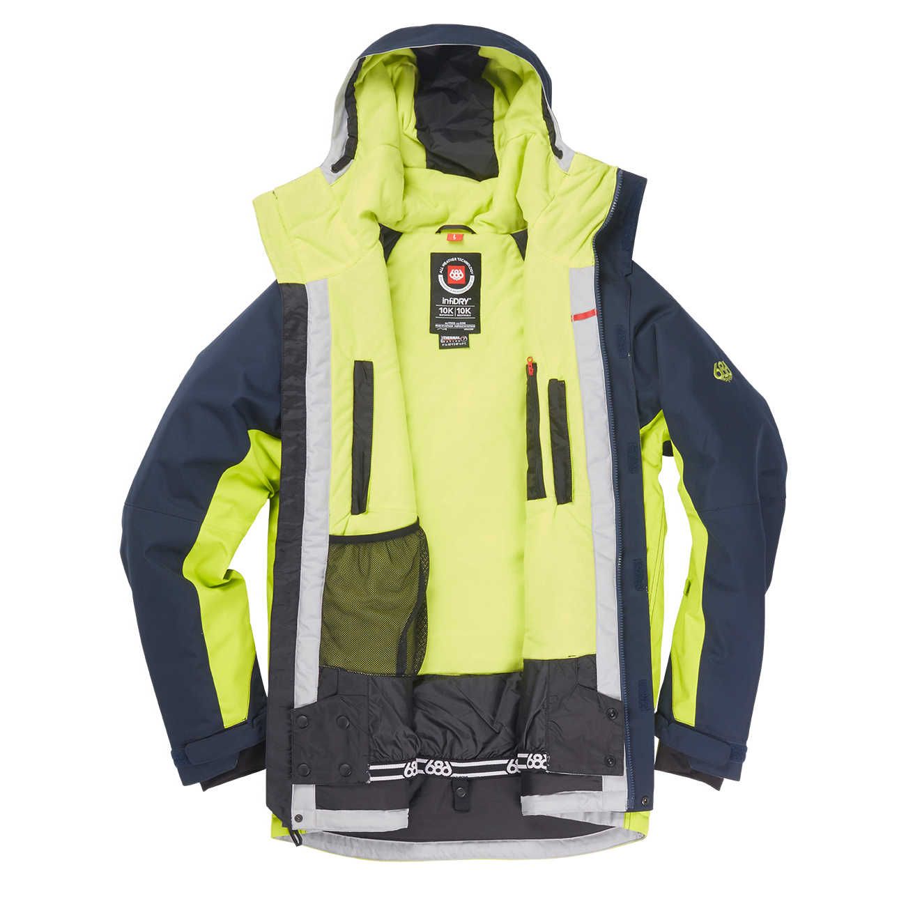 Veste de snowboard Geo Insulated Jacket - Navy Color Block