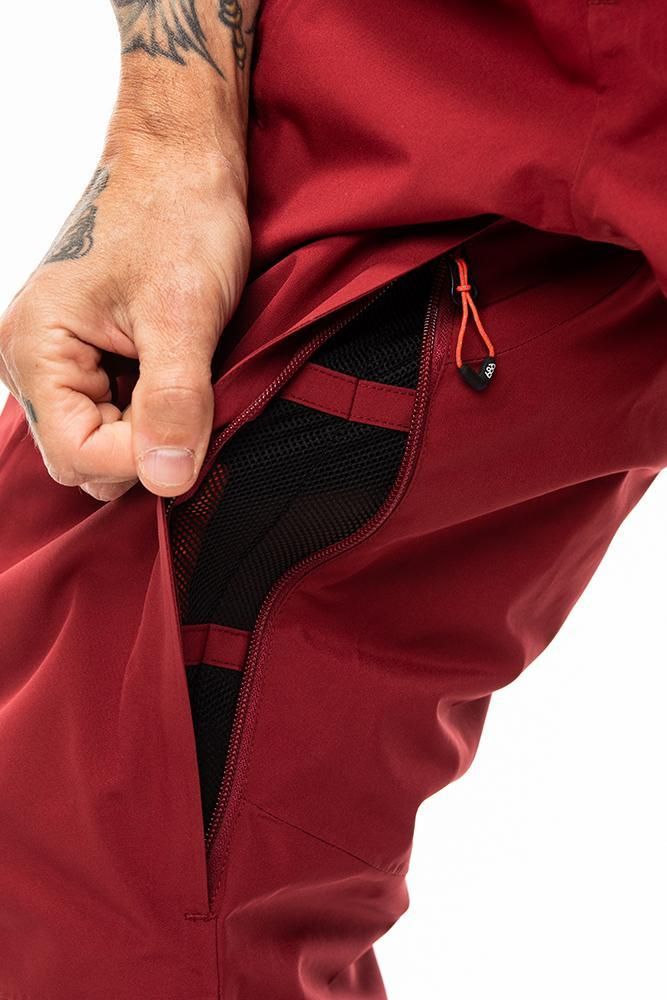 Pantalon de ski Quantum Thermagraph rouge