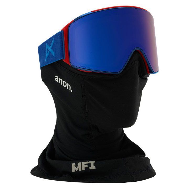 Masque de Ski M4 Cylindrical - JT - Sonar Infrared Blue + Sonar Infrared - Masque MFI