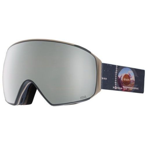 Masque de Ski M4 Toric - Rush - Sonar Silver + Sonar Infrared Blue - Masque MFI