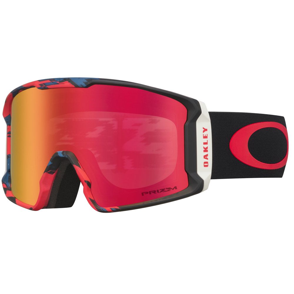Masque de Ski LineMiner - Sammy Carlson Artist Serie - Razor Camo Red Blu - Prizm Torch