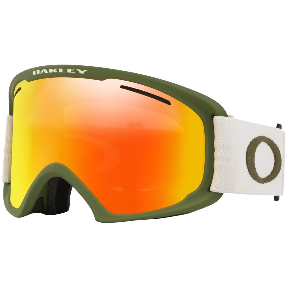 Masque de Ski O-Frame 2.0 Pro XL - Dark Brush Grey - Fire iridium + Persimmon