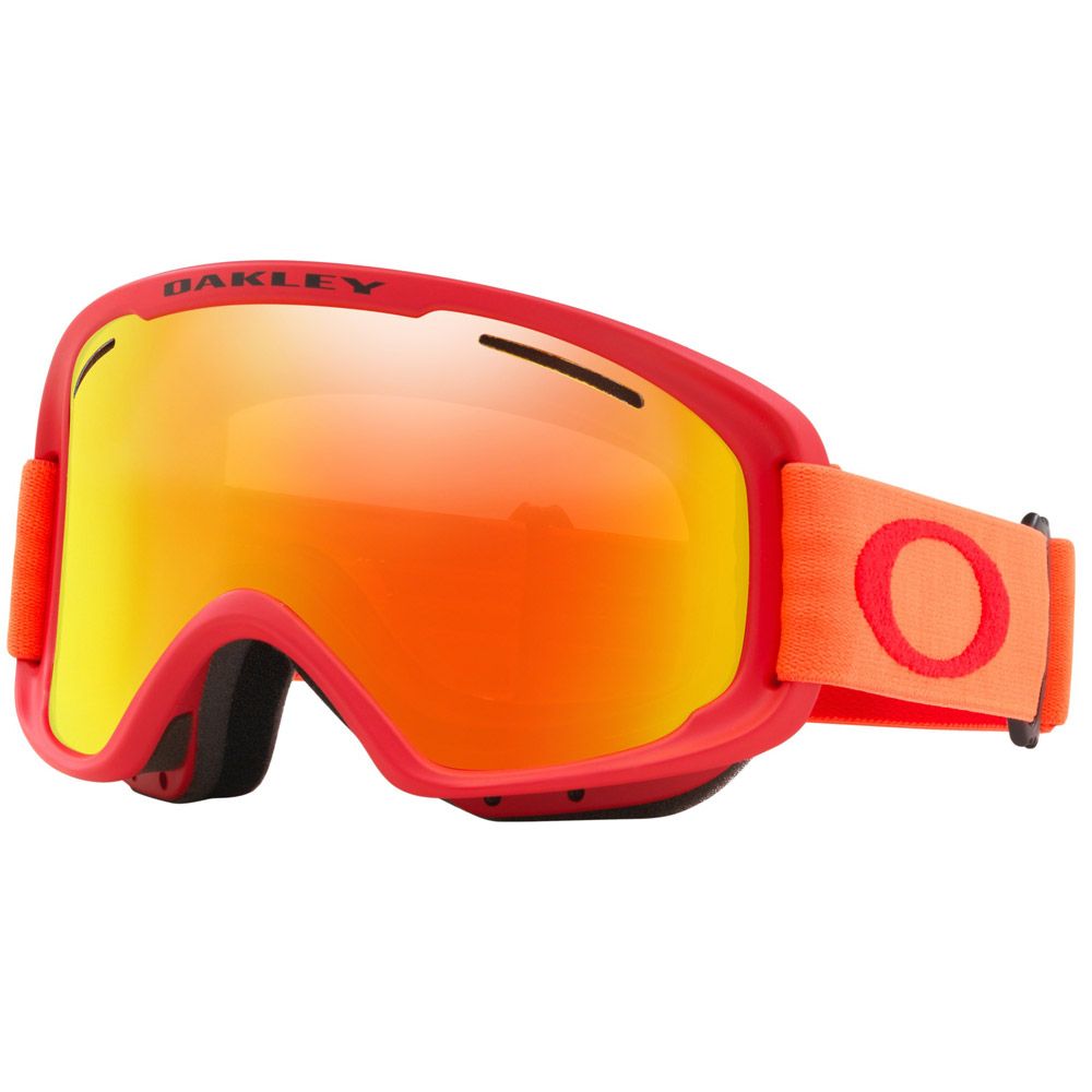 Masque de Ski O Frame 2.0 Pro XM - Red Neon Orange - Fire Iridium + Persimmon