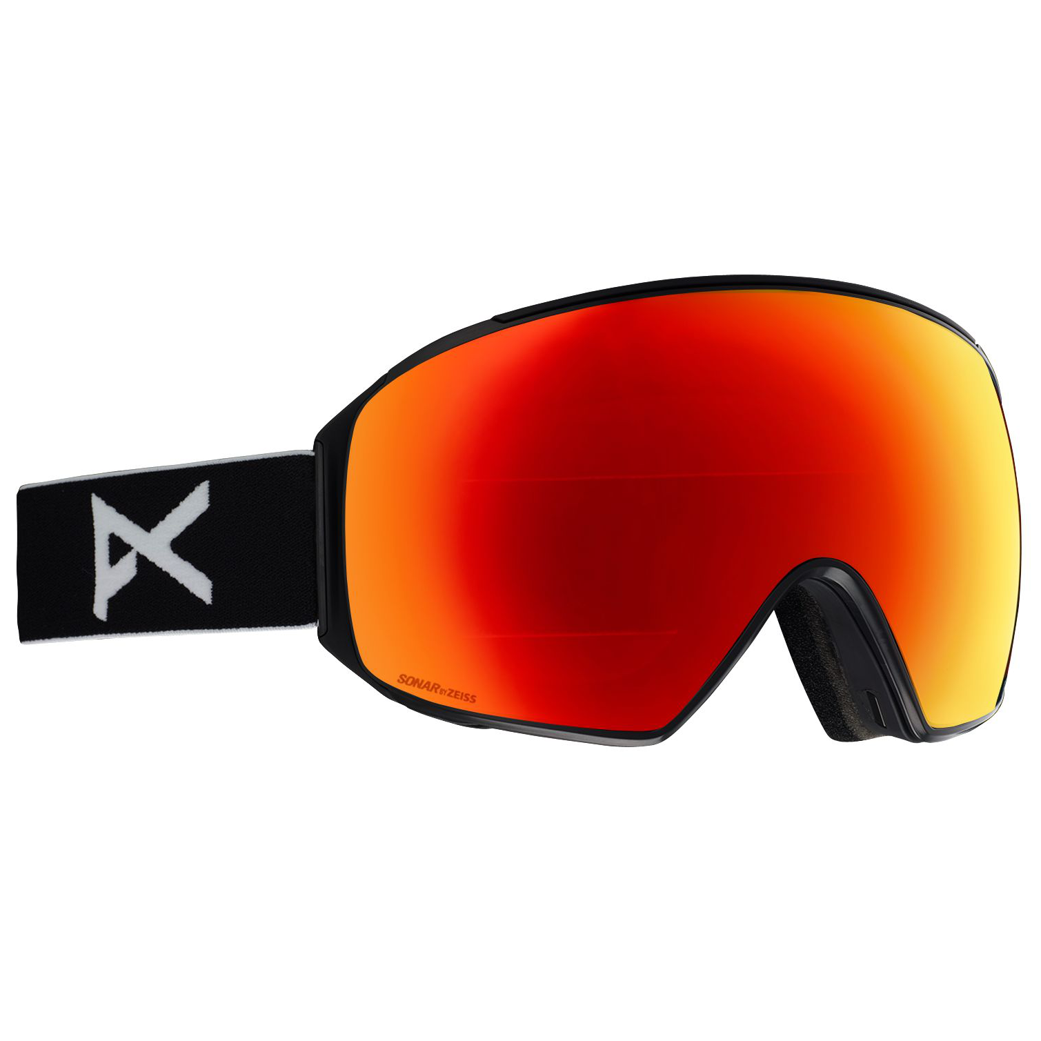 Masque de Ski M4 MFI Toric - Black - Sonar Red + Sonar Infrared Blue
