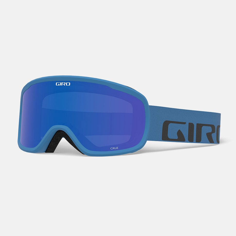 Masque de Ski Cruz - Blue Wordmark - Grey Cobalt