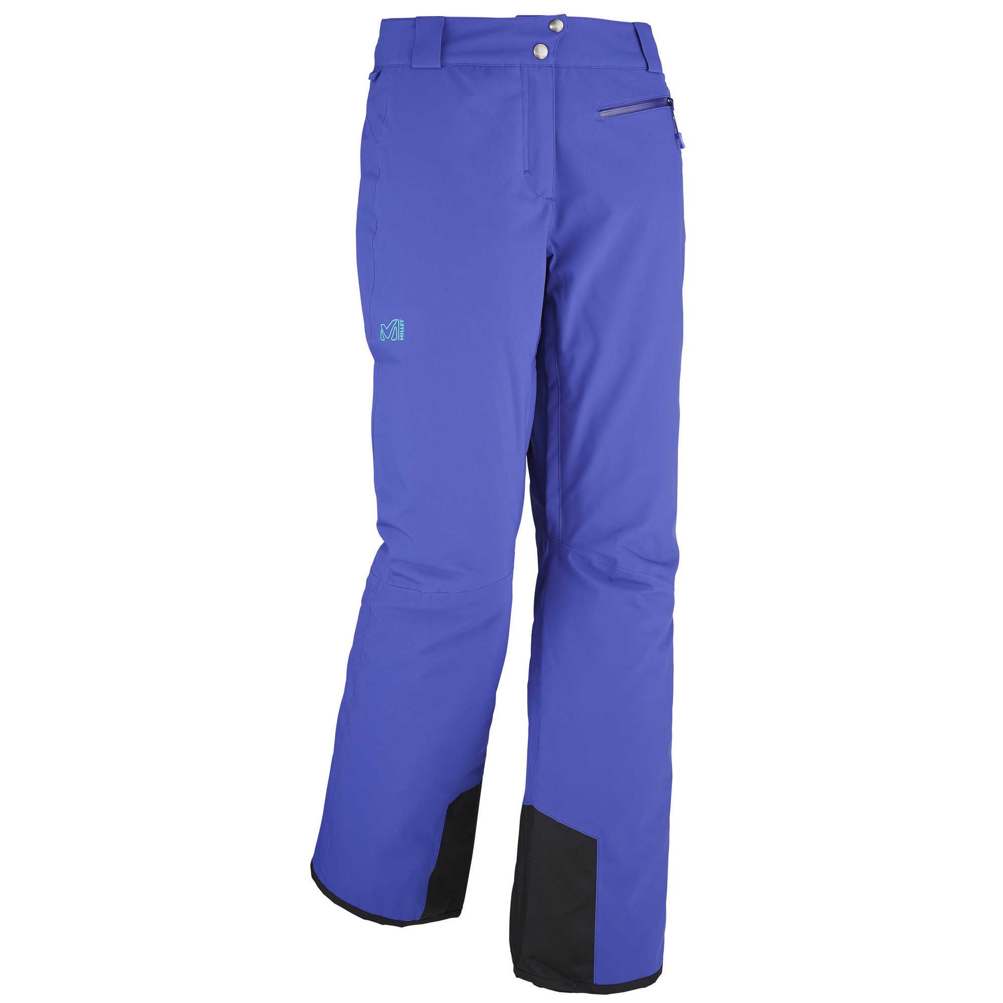 LD Big White Stretch Pant - Purple Blue